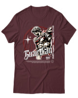 T-Shirt Αντρικό - Guardian - Color Thumbnail Μπορντό