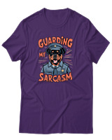 T-Shirt Αντρικό - Guarding - Color Thumbnail Σκούρο Μωβ