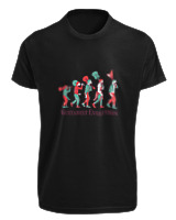T-Shirt Fit Αντρικό - Guitarist Evolution - Color Thumbnail Μαύρο