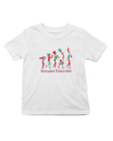 T-Shirt  Παιδικό - Guitarist Evolution - Color Thumbnail 'Ασπρο