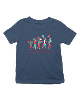 T-Shirt  Παιδικό - Guitarist Evolution - Color Thumbnail Σκούρο Μπλε