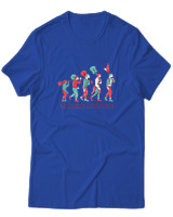 T-Shirt  Γυναικείο - Guitarist Evolution - Color Thumbnail Μπλέ Ρουά