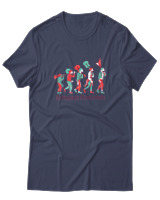 T-Shirt  Γυναικείο - Guitarist Evolution - Color Thumbnail Μπλέ Γκρί