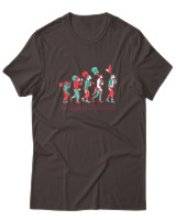 T-Shirt  Γυναικείο - Guitarist Evolution - Color Thumbnail Καφέ