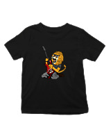 T-Shirt  Παιδικό - Guitarist Lion - Color Thumbnail Μαύρο