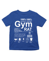 T-Shirt  - Gym Rat - Color Thumbnail Μπλε Ρουά