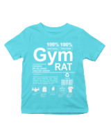 T-Shirt  - Gym Rat - Color Thumbnail Οινοπνευματί