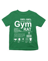 T-Shirt  - Gym Rat - Color Thumbnail Πράσινο