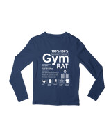 Μακρυμάνικο Μακό - Gym Rat - Color Thumbnail Σκούρο Μπλε