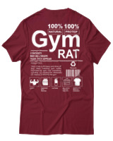 T-Shirt Αντρικό - Gym Rat - Color Thumbnail Σκούρο Κόκκινο