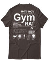 T-Shirt Αντρικό - Gym Rat - Color Thumbnail Καφέ