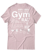 T-Shirt Αντρικό - Gym Rat - Color Thumbnail Απαλό Ροζ