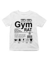 T-Shirt  - Gym Rat - Color Thumbnail 'Ασπρο