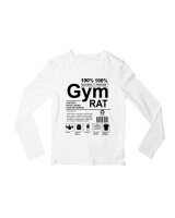 Μακρυμάνικο Μακό - Gym Rat - Color Thumbnail 'Ασπρο