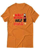 T-Shirt Αντρικό - Half Human Half Cola - Color Thumbnail Πορτοκαλί