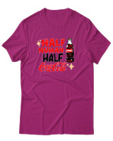 T-Shirt Αντρικό - Half Human Half Cola - Color Thumbnail Φουξια