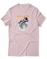 T-Shirt Αντρικό - Hang To The Moon - Color Thumbnail Απαλό Ροζ