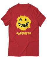 T-Shirt Αντρικό - Happiness - Color Thumbnail Κόκκινο