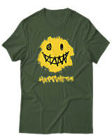 T-Shirt Αντρικό - Happiness - Color Thumbnail Κυπαρισσί