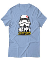 T-Shirt  Γυναικείο - Happy Birthday - Color Thumbnail Γαλάζιο