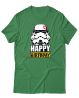 T-Shirt  Γυναικείο - Happy Birthday - Color Thumbnail Πράσινο