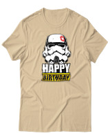 T-Shirt  Γυναικείο - Happy Birthday - Color Thumbnail Μπέζ