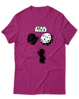 T-Shirt  Γυναικείο - Happy Birthday Universe - Color Thumbnail Φούξια