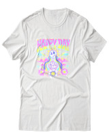 T-Shirt Αντρικό - Happy Day - Color Thumbnail Άσπρο