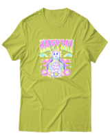 T-Shirt  Γυναικείο - Happy Day - Color Thumbnail Λαχανί