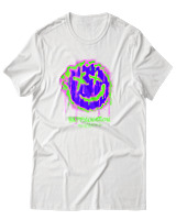 T-Shirt Αντρικό - Happy Nation  - Color Thumbnail Άσπρο