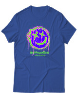 T-Shirt Αντρικό - Happy Nation  - Color Thumbnail Μπλε Ρουά