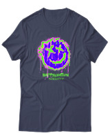T-Shirt Αντρικό - Happy Nation  - Color Thumbnail Μπλε Γκρι