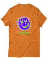T-Shirt Αντρικό - Happy Nation  - Color Thumbnail Πορτοκαλί
