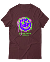 T-Shirt Αντρικό - Happy Nation  - Color Thumbnail Μπορντό