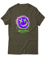 T-Shirt Αντρικό - Happy Nation  - Color Thumbnail Χακί