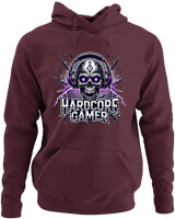 Φούτερ με κουκούλα - Hardcore Gamer - Color Thumbnail Marron