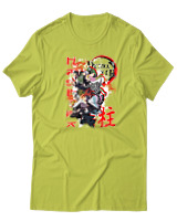 T-Shirt  Γυναικείο - Hashira Lineup - Color Thumbnail Λαχανί