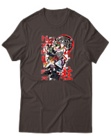 T-Shirt  Γυναικείο - Hashira Lineup - Color Thumbnail Καφέ