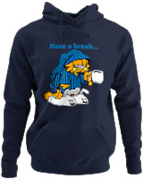 Φούτερ με κουκούλα - Have A Break - Color Thumbnail Navy Blue