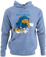 Φούτερ με κουκούλα - Have A Break - Color Thumbnail Blue Carolina