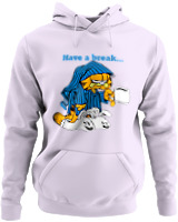 Φούτερ με κουκούλα - Have A Break - Color Thumbnail Λιλά