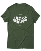 T-Shirt Αντρικό - Have A Nice Day - Color Thumbnail Κυπαρισσί