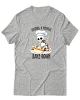 T-Shirt  Γυναικείο - Having A Mental Bake Down - Color Thumbnail Γκρί Μελανζέ