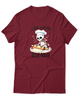 T-Shirt  Γυναικείο - Having A Mental Bake Down - Color Thumbnail Σκούρο Κόκκινο