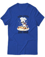 T-Shirt  Γυναικείο - Having A Mental Bake Down - Color Thumbnail Μπλέ Ρουά