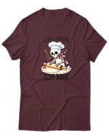 T-Shirt  Γυναικείο - Having A Mental Bake Down - Color Thumbnail Μπορντό