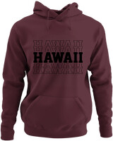 Φούτερ με κουκούλα - Hawaii - Color Thumbnail Marron