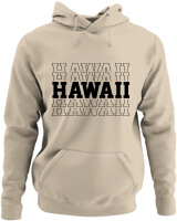 Φούτερ με κουκούλα - Hawaii - Color Thumbnail Μπέζ