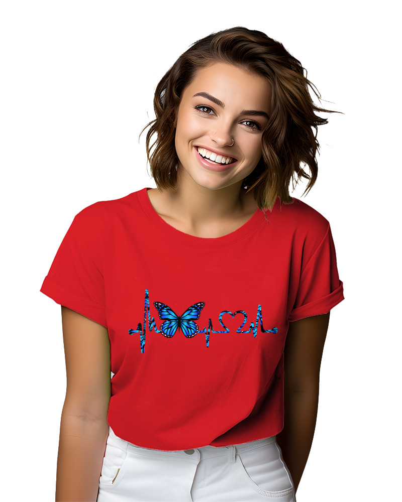 T-Shirt Classic - Heart butterfly - Image 1
