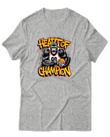 T-Shirt Αντρικό - Heart Of Champion - Color Thumbnail Γκρι Μελανζέ